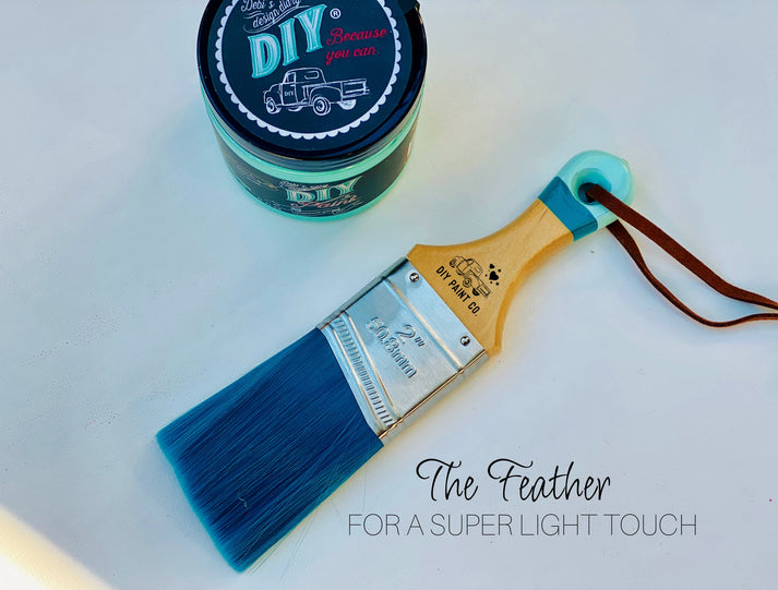 DIY The Feather Brush - Blue Moon Vintage Mercantile